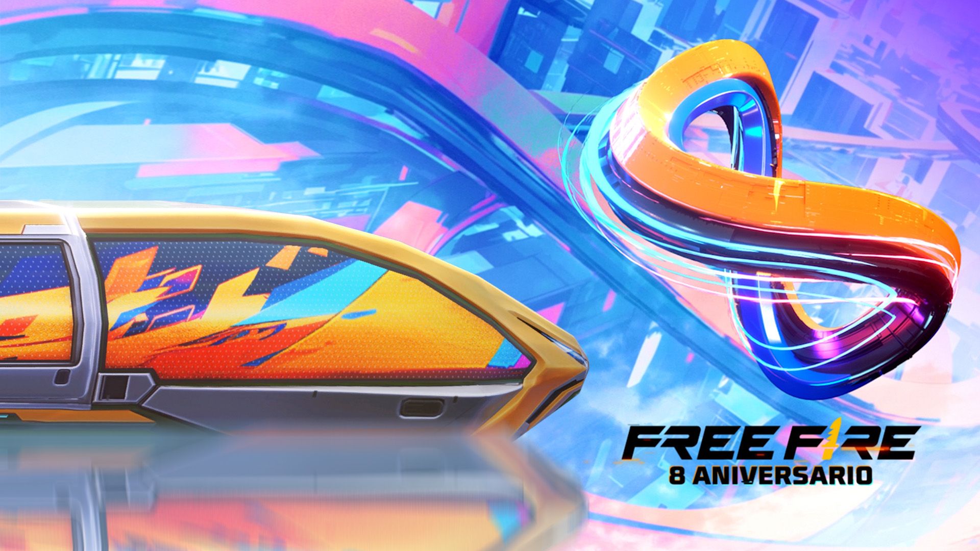 Free Fire 8 Aniversario - Animaciones y mapping